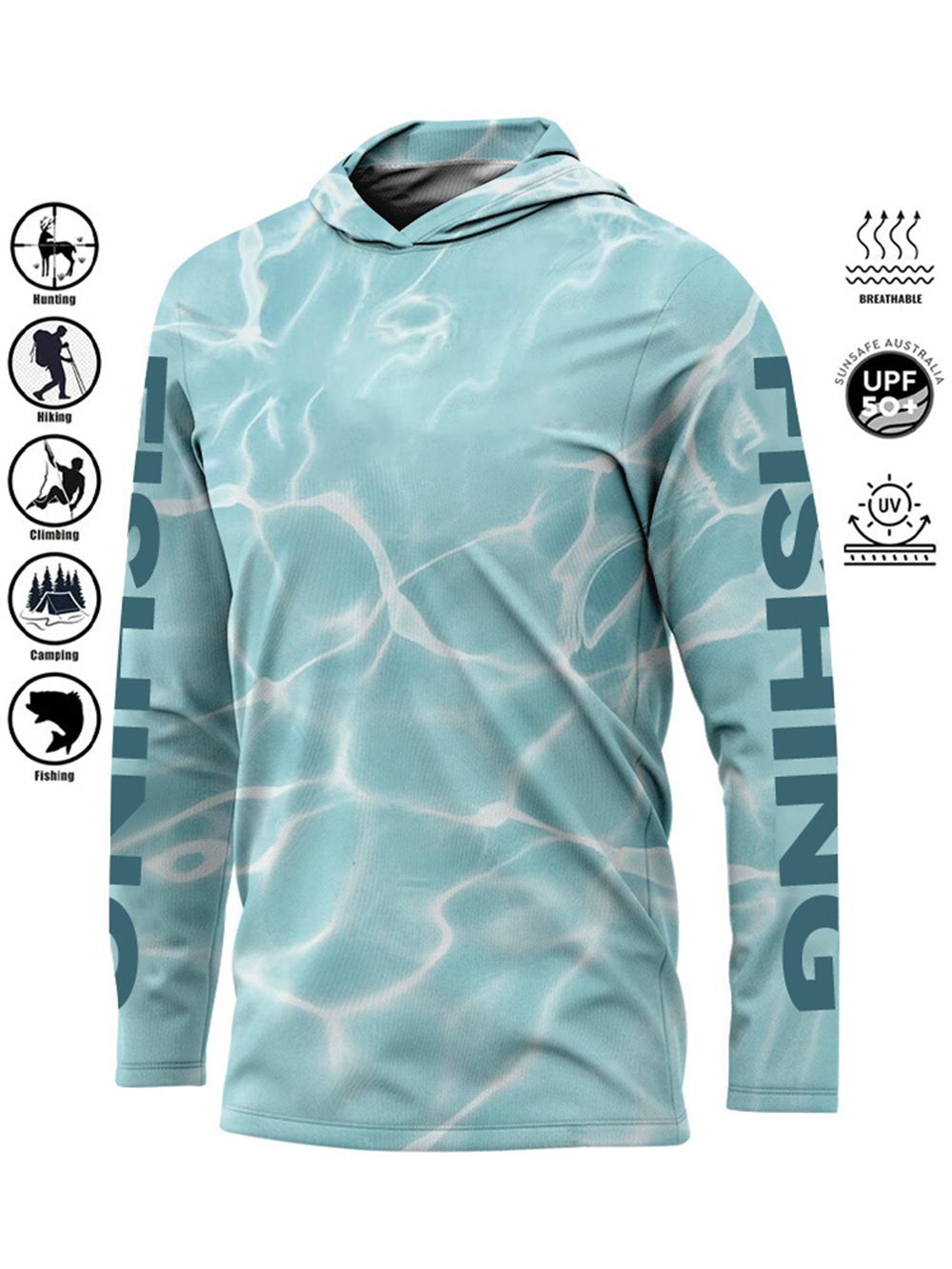 MALFC Hood Fishing Shirt Fishi - Fishing Shirt Uv Protection recension och pris